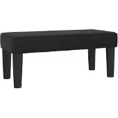vidaXL Bankje 70x30x30 cm kunstleer zwart
