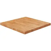 vidaXL Tafelblad vierkant 70x70x4cm massief eiken lichtbruin