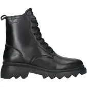 Tamaris Veterboot - Dames - Leer - Uitneembaar voetbed - Zwart - Maat 42