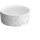 Best design Bianco waskom 37.5x37.5cm marmer look