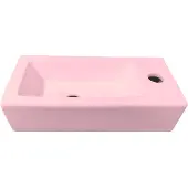 Best design Farnetta fontein rechts 37x18cm roze mat