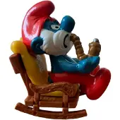 Schleich Grote smurf in Schommelstoel - smurf - 40228 - 6cm