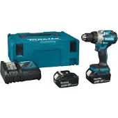Makita DDF489RTJ DDF489RTJ Accu-schroefboormachine 18 V 5.0 Ah Li-ion Brushless, Incl. 2 accus, Incl. lader