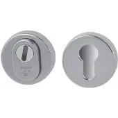 Hardbrass Nika SKG3 veiligheidsrozetten met kerntrekbeveiliging - chroom