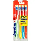 Jordan 1+1 Gratis: Tandenborstel Total Clean Soft 4-pack 4 Stuks