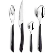 Amefa Eclat zwart - 16 delige set - 4 persoons - zwart
