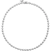 Diamonfire Zilveren Tenniscollier 43 cm - Kastzetting met tussenoog 803.0157.43