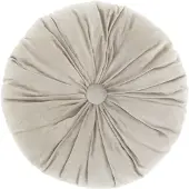 Unique living kussen basics 40cm Ø dove white