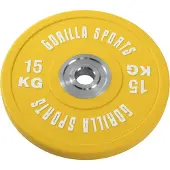Gorilla Sports Bumper Plate 15 kg