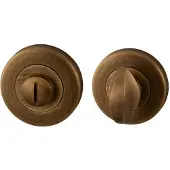 Hardbrass Artax toilet-/badkamersluiting rond 8mm - mat brons