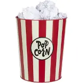 Balvi Popcorn Dustbin Rood