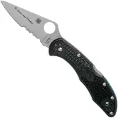 Spyderco Delica 4 Lockback Blue Line