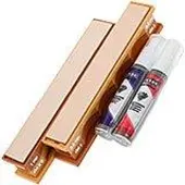 Wicked Edge leren strops, 1 en 0.5 Micron Poly Diamond Emulsion