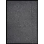 vidaXL Deurmat 60x80 cm antracietkleurig