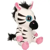 Wild Planet Pluche zebra knuffel 20 cm
