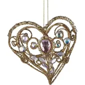 Goodwill Moederdag Hart met Juwelen Goud-Roze 9 cm