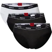 HUGO Slip zwart / wit