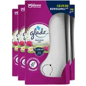 Glade 4x Sense & Spray Houder Relaxing Zen 18 ml