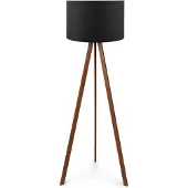 Opviq Vloerlamp Bibi | kunststof zwart 38x140 cm vloerlampen | NADUVI