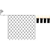 Star Micronics LED lichtnet 3x3 meter, 200 koel witte LED's
