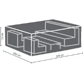 Perel Loungesethoes (300 x 200 x 75 cm, PP)