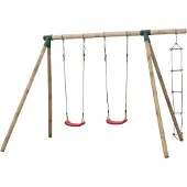 Swing King Schommel Charlotte met touwladder