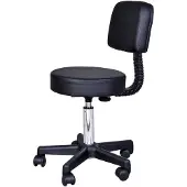 Aosom Professionele Salonrolstoel met rugleuning