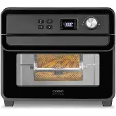 Caso AirFry Chef 1700 - Elektrische airfryer en heteluchtoven | 22 liter | 1700W | Zwart met 12 automatische programma’s