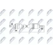 NTY NPW-RE-017 Aandrijfas