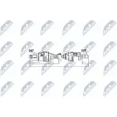 NTY NPW-HD-014 Aandrijfas