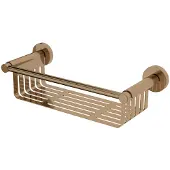 Haceka Kosmos doucherek / flaconhouder 34,7x13,4x9,7cm geborsteld koper