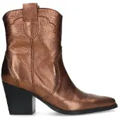 Manfield leren cowboylaarzen brons metallic female | Maat: 36