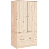 vidaXL Kledingkast ALTA 90x55x170 cm massief grenenhout-VXL-353929