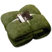 Unique living Teddy fleece plaid