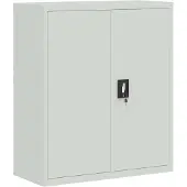 vidaXL Archiefkast 90x40x105 cm staal lichtgrijs