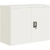 vidaXL Archiefkast 90x40x70 cm staal wit