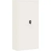 vidaXL Archiefkast 90x40x180 cm staal wit