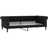 vidaXL Slaapbank 90x200 cm kunstleer zwart