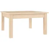 vidaXL Salontafel 55x55x30 cm massief grenenhout