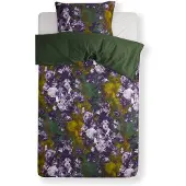 Essenza Dekbedovertrek Leila Forest Green Satijn-200 x 200 / 220 cm | 2-Persoons