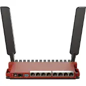 Mikrotik L009UiGS-2HaxD-IN draadloze router Gigabit Ethernet Single-band (2.4 GHz) Rood