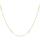 Yehwang Ketting- tube charms- goud
