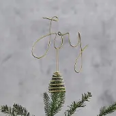 Ginger Ray Kerstboom Topper - Joy