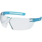 Uvex x-fit 9199265 Veiligheidsbril Blauw, Doorschijnend