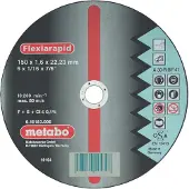 Metabo Doorslijpschijf Ø 150x2,0x22,2 RVS Flexiarapid - 25 stuks - 616183000