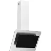 vidaXL Wandafzuigkap 60 cm roestvrij staal gehard glas zilverkleurig