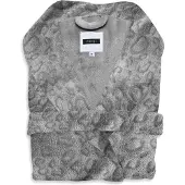 ISleep Leopardo Badjas Lang - Maat L - Pearl Grey