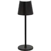 Securit - Tafellamp Oplaadbaar - Feline | 12-15 hrs Brandduur | Dimbaar | Draadloos | 38cm | Zwart