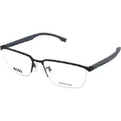 BOSS 1543/F 57/17/150 MATTE BLACK Staal herenbril 1543/F