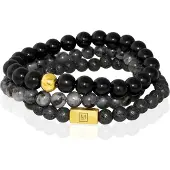 Memphis TRIO Kralenarmbanden set "The Wolf"-19cm